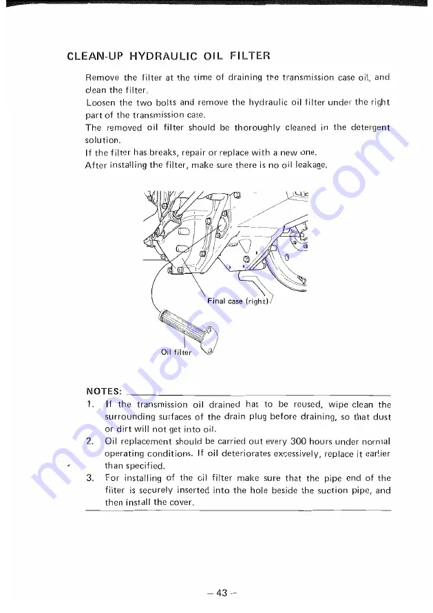 satoh Buck S-470 Instruction Book Download Page 51