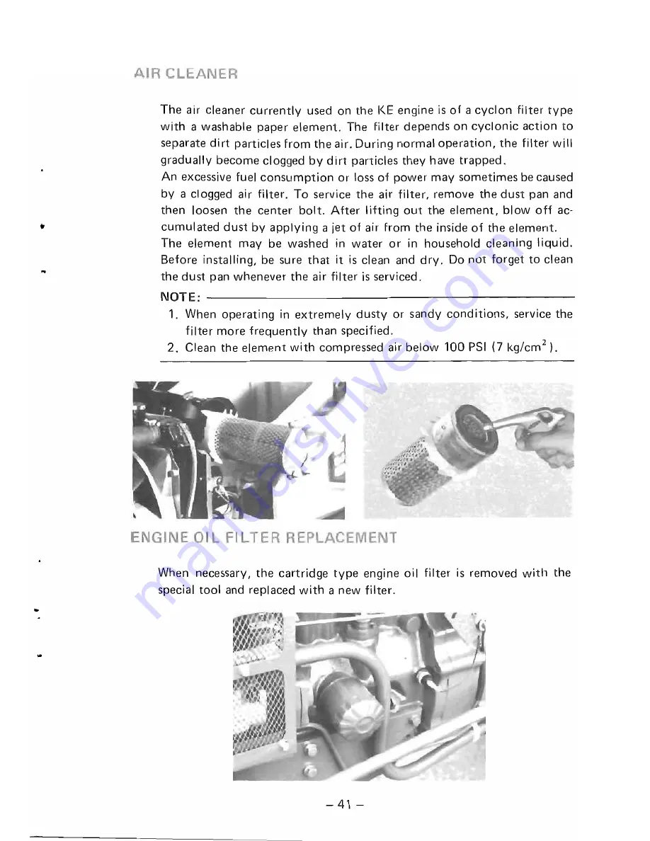 satoh BULL S-630 Instruction Book Download Page 49