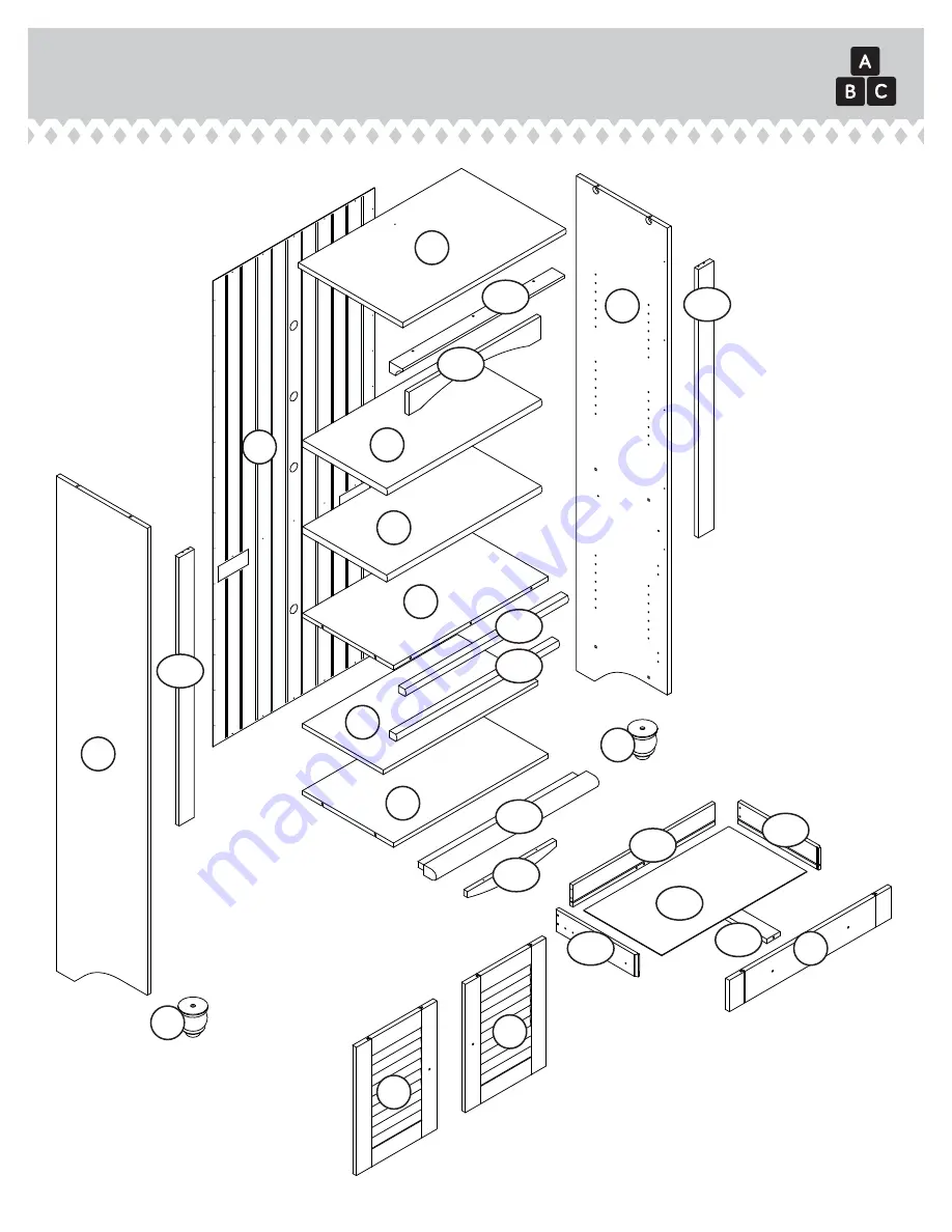 Sauder 401632 Скачать руководство пользователя страница 3