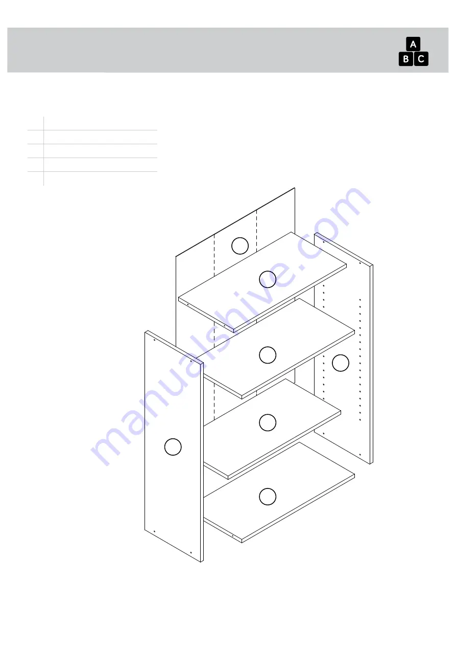 Sauder 415541 Скачать руководство пользователя страница 3