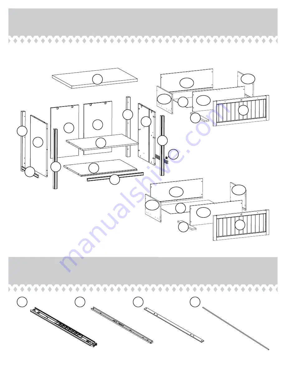 Sauder 420040 Manual Download Page 3