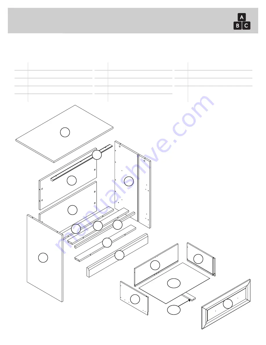 Sauder 420545 Скачать руководство пользователя страница 3