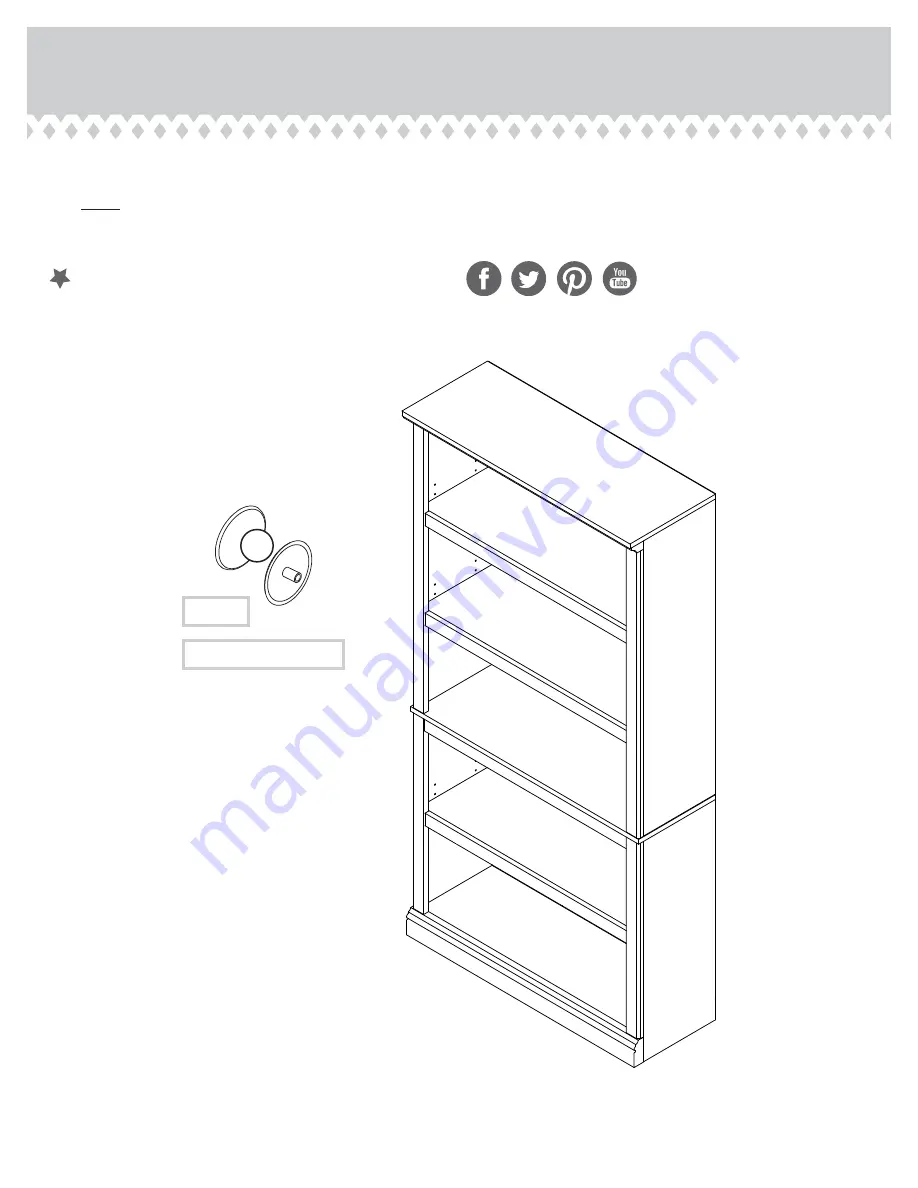 Sauder 423033 Manual Download Page 18