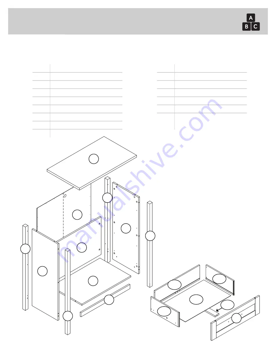 Sauder 423109 Скачать руководство пользователя страница 3