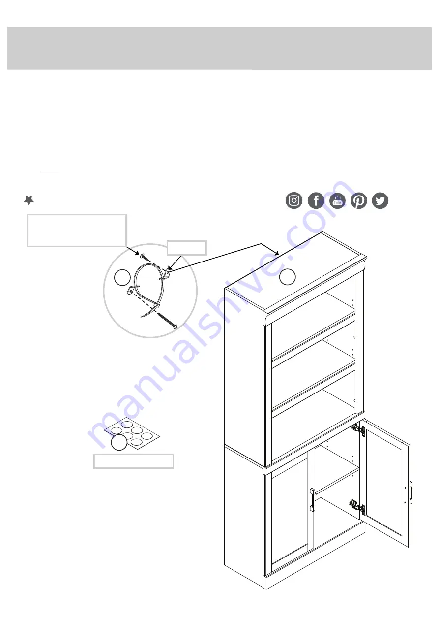 Sauder 423731 Скачать руководство пользователя страница 18