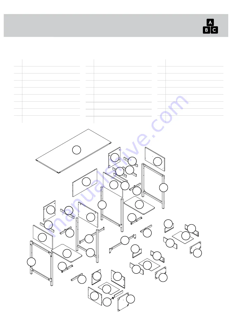 Sauder 427652 Manual Download Page 3