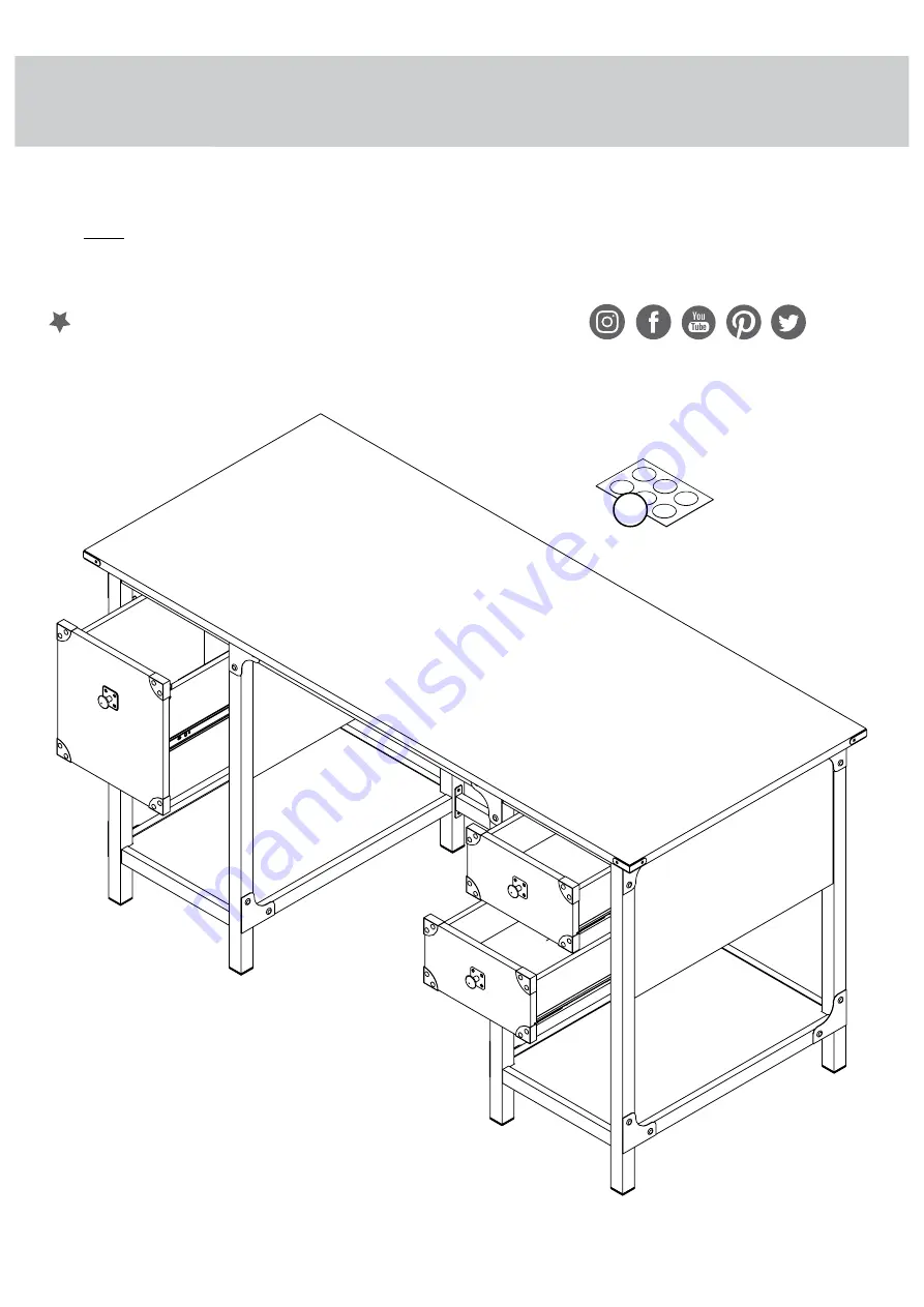 Sauder 427652 Скачать руководство пользователя страница 42