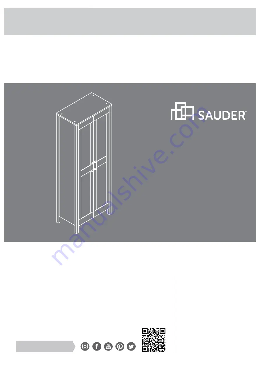 Sauder 433242 Скачать руководство пользователя страница 1