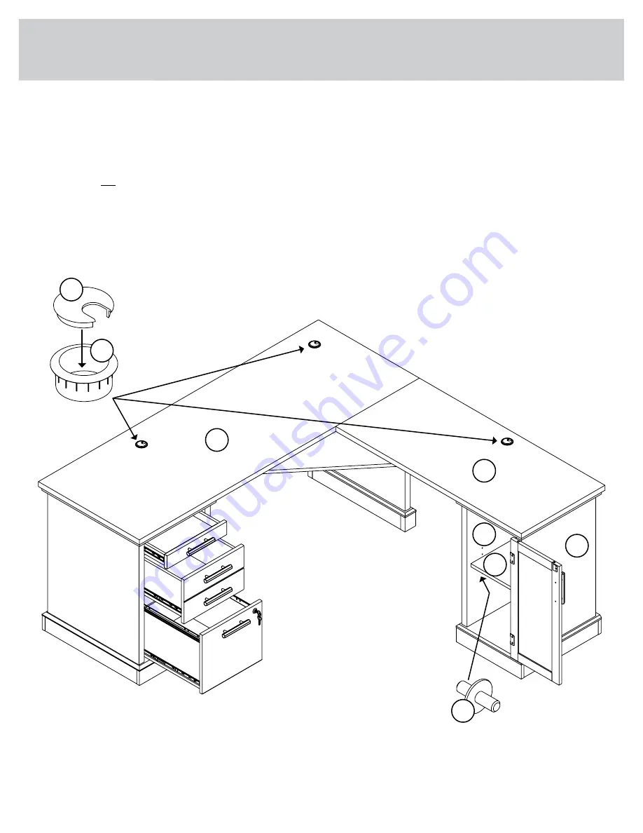 Sauder Aspen Post 427163 Manual Download Page 53