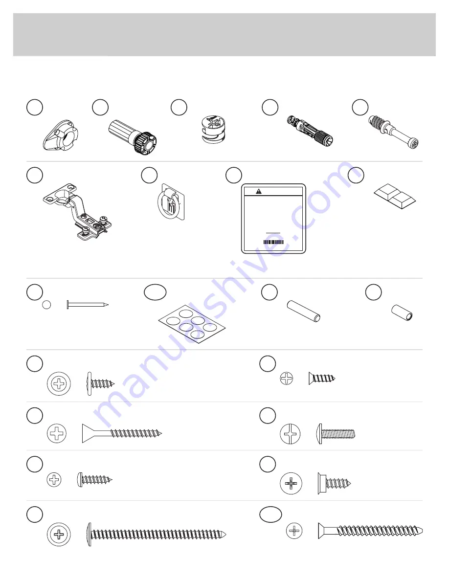 Sauder August Hill 433851 Manual Download Page 4