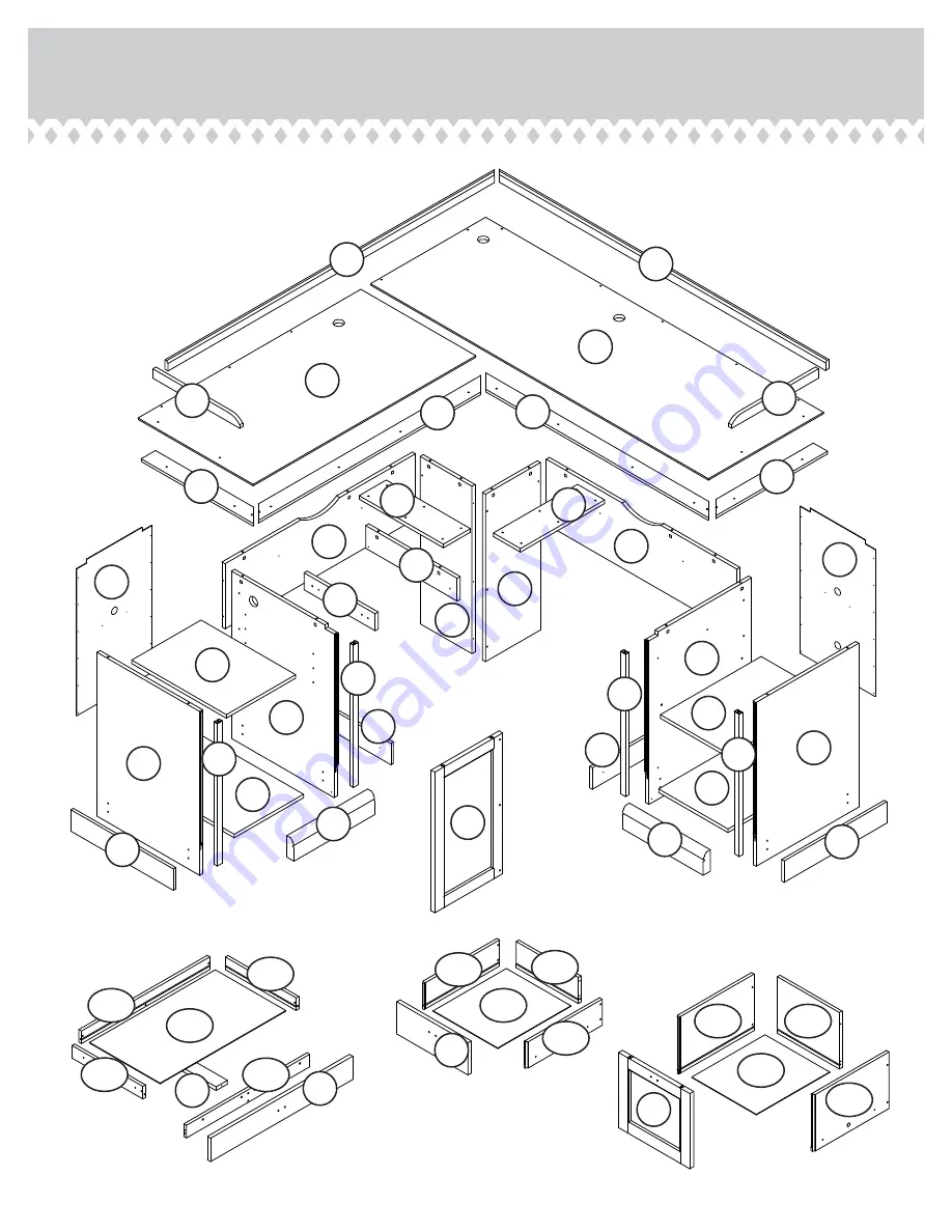 Sauder Barrister Lane 418270 Instruction Booklet Download Page 3