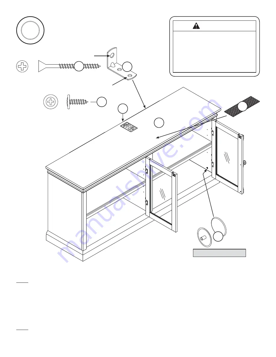 Sauder Barrister Lane Storage Credenza 414721 Скачать руководство пользователя страница 22