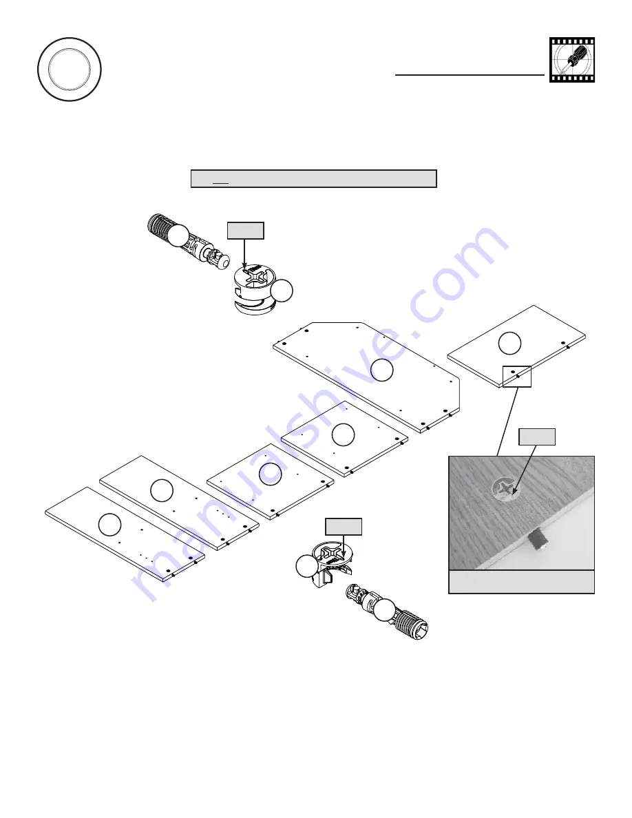 Sauder Camarin 414466 Manual Download Page 5