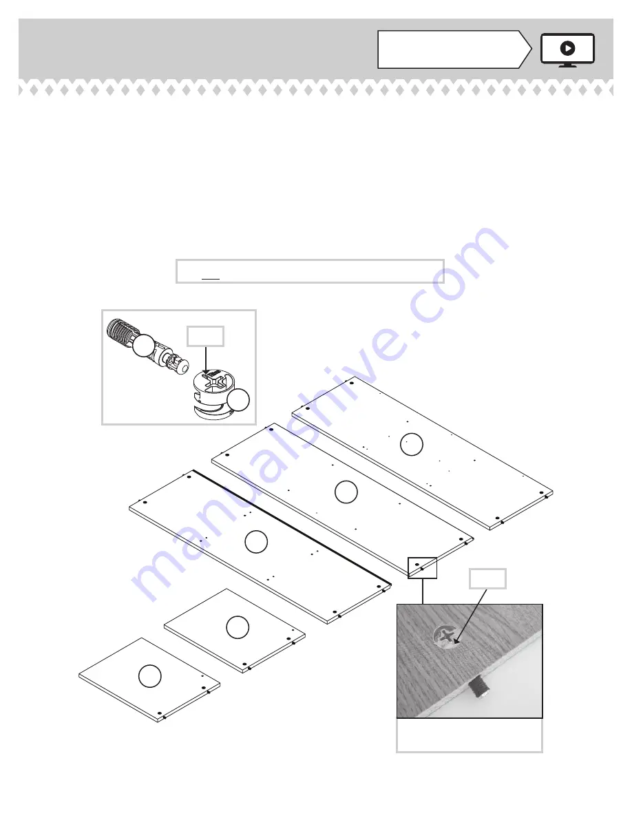 Sauder Cannery Bridge 424192 Assembly Instructions Manual Download Page 5