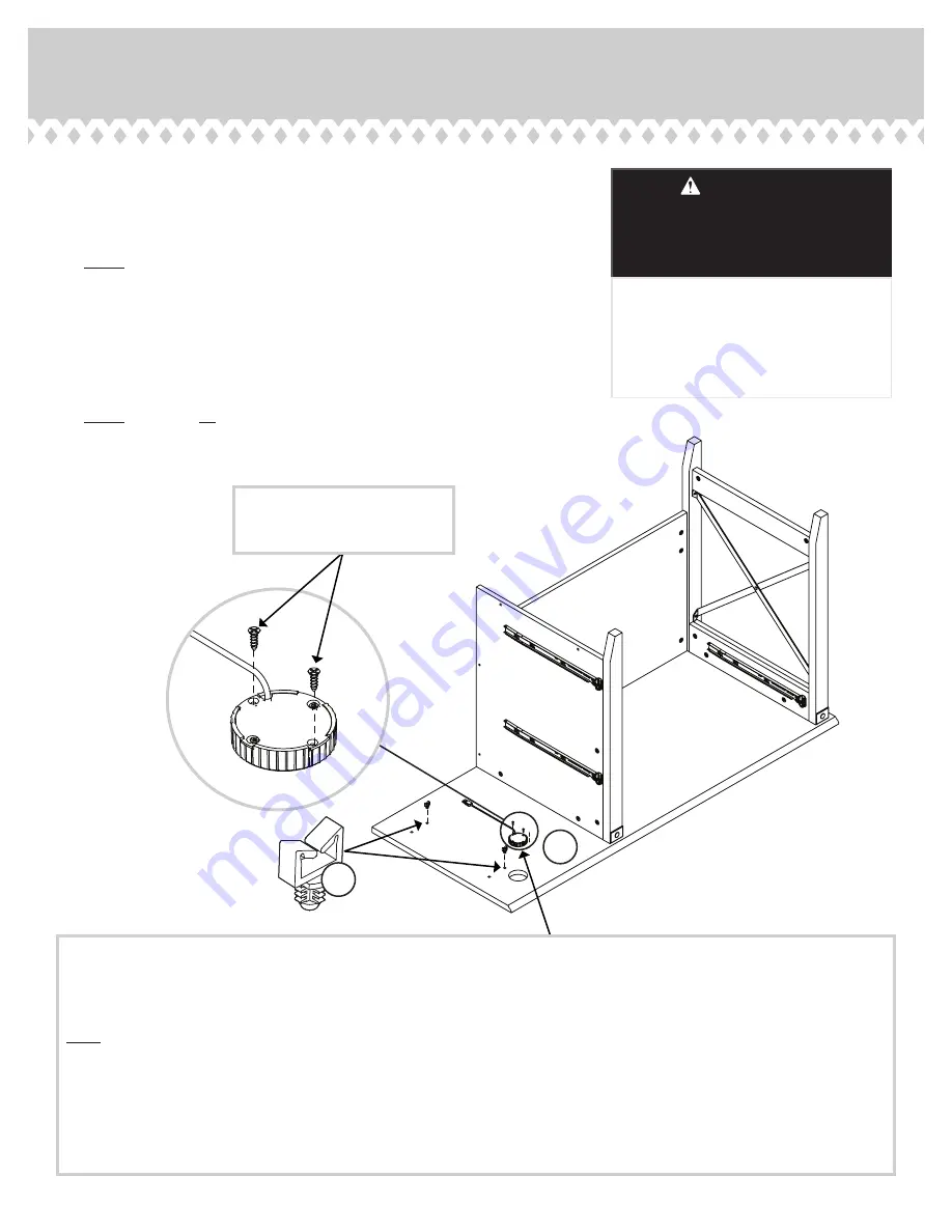 Sauder Carson Forge 412920 Instruction Booklet Download Page 19