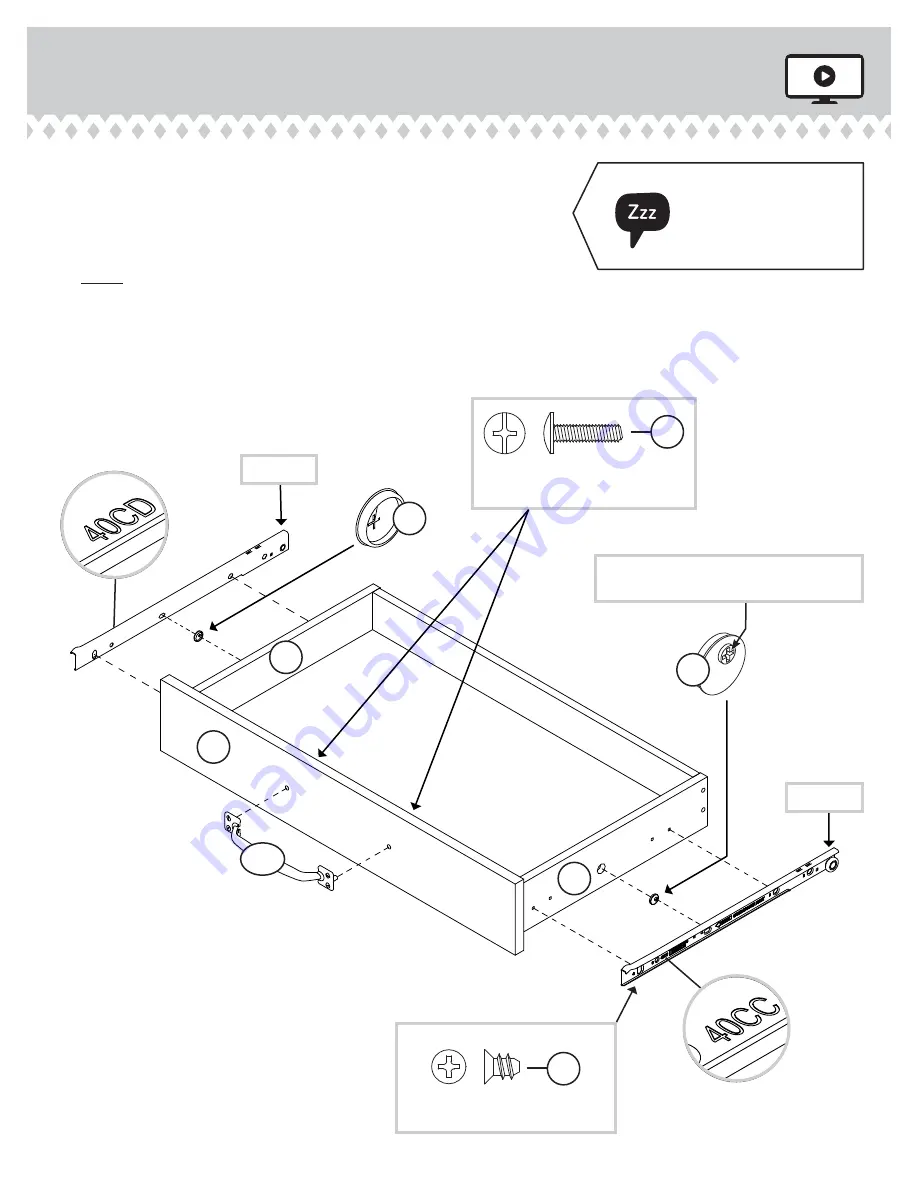 Sauder Carson Forge 415572 Manual Download Page 25