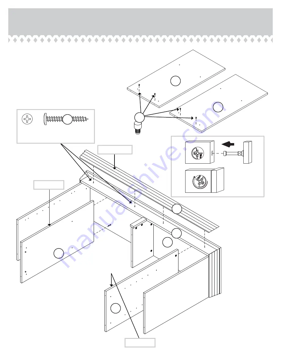 Sauder Carson Forge 418135 Instruction Booklet Download Page 10