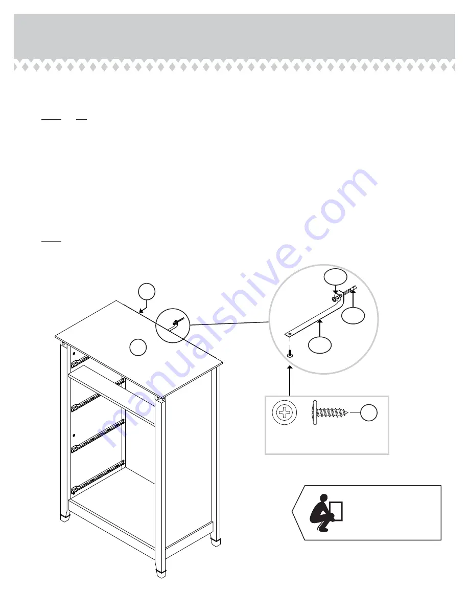 Sauder Carson Forge Collection 415117 Instruction Download Page 18