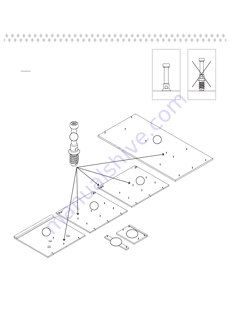 Sauder Craft Table 421417 Скачать руководство пользователя страница 6