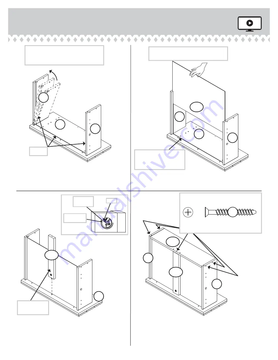 Sauder Credenza Soft Modern 414986 Скачать руководство пользователя страница 17