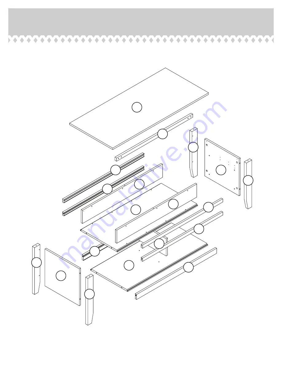 Sauder Dakota Pass 424120 Скачать руководство пользователя страница 3