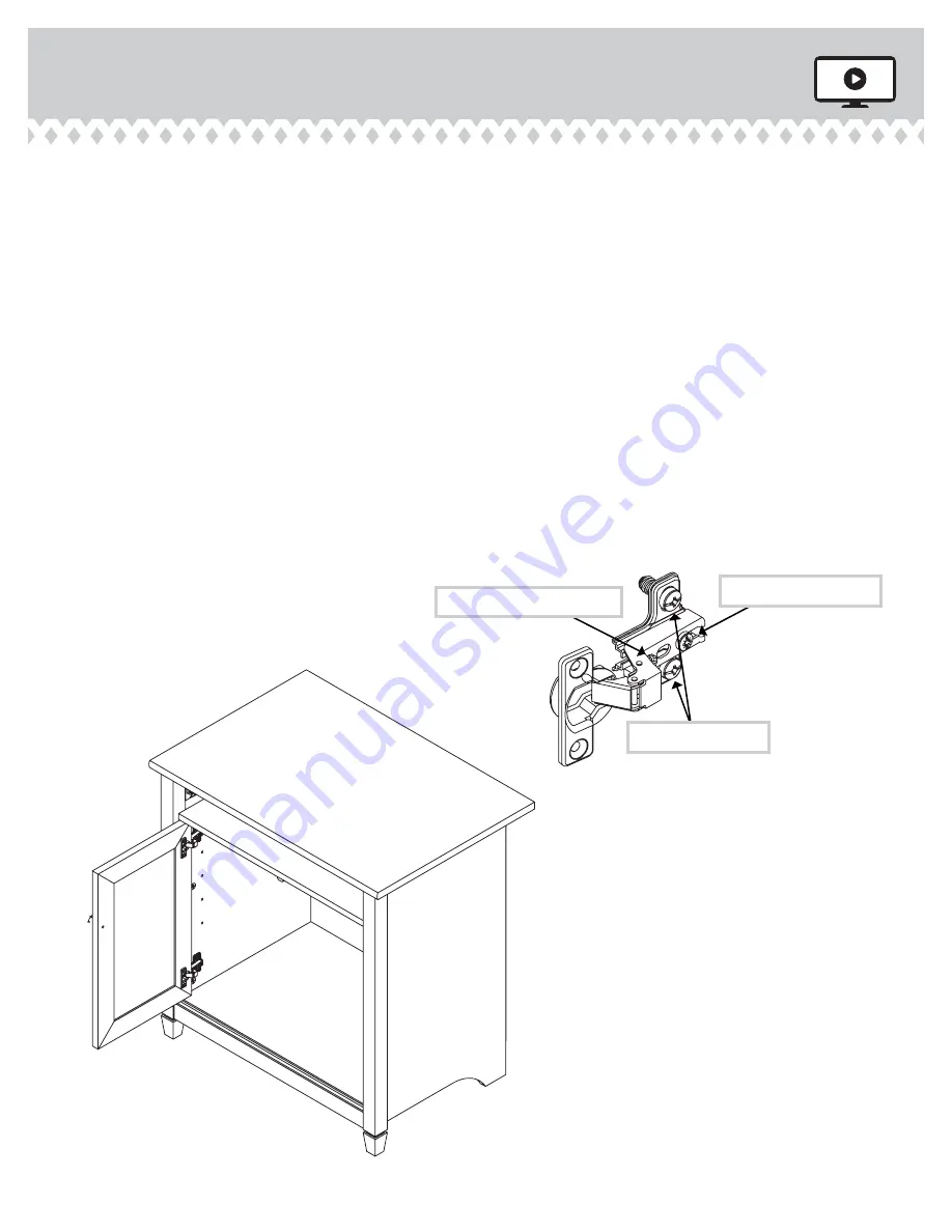 Sauder Edge Water 408696 Manual Download Page 16