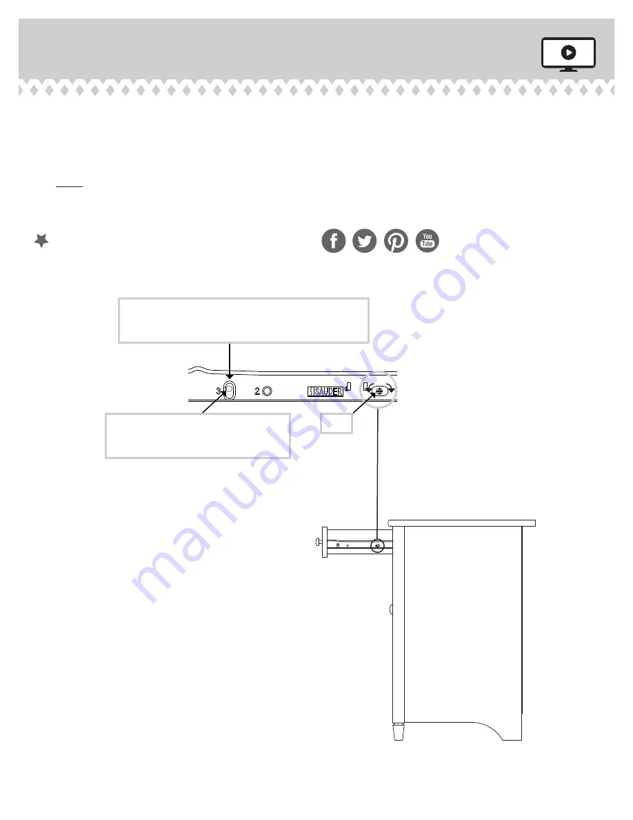 Sauder Edge Water 408696 Manual Download Page 20