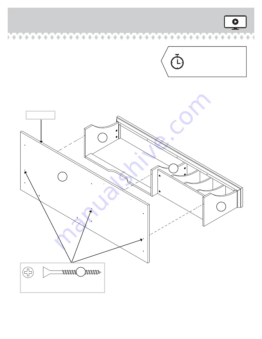 Sauder Edge Water 419401 Скачать руководство пользователя страница 15