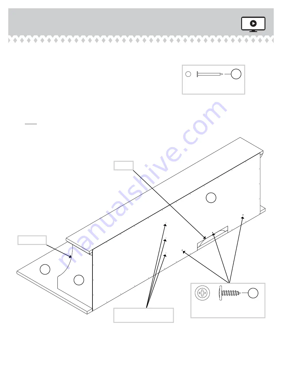 Sauder Edge Water 419401 Manual Download Page 16