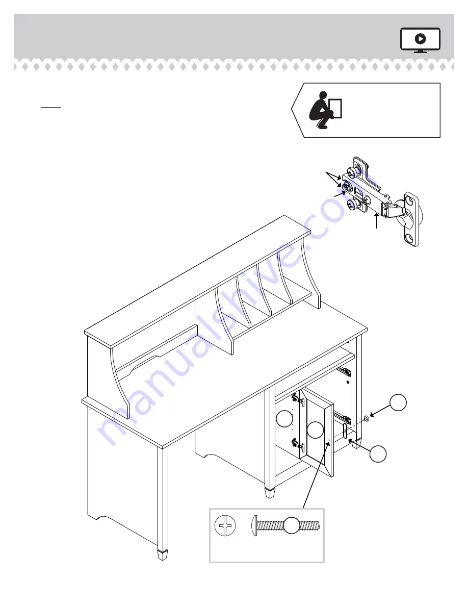 Sauder Edge Water 419401 Скачать руководство пользователя страница 27