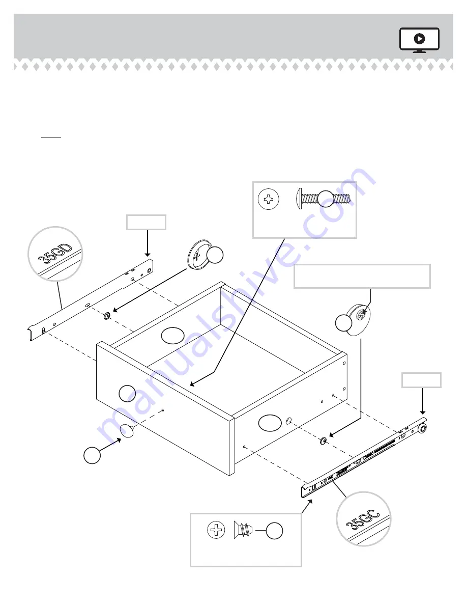 Sauder Edge Water 422406 Manual Download Page 15