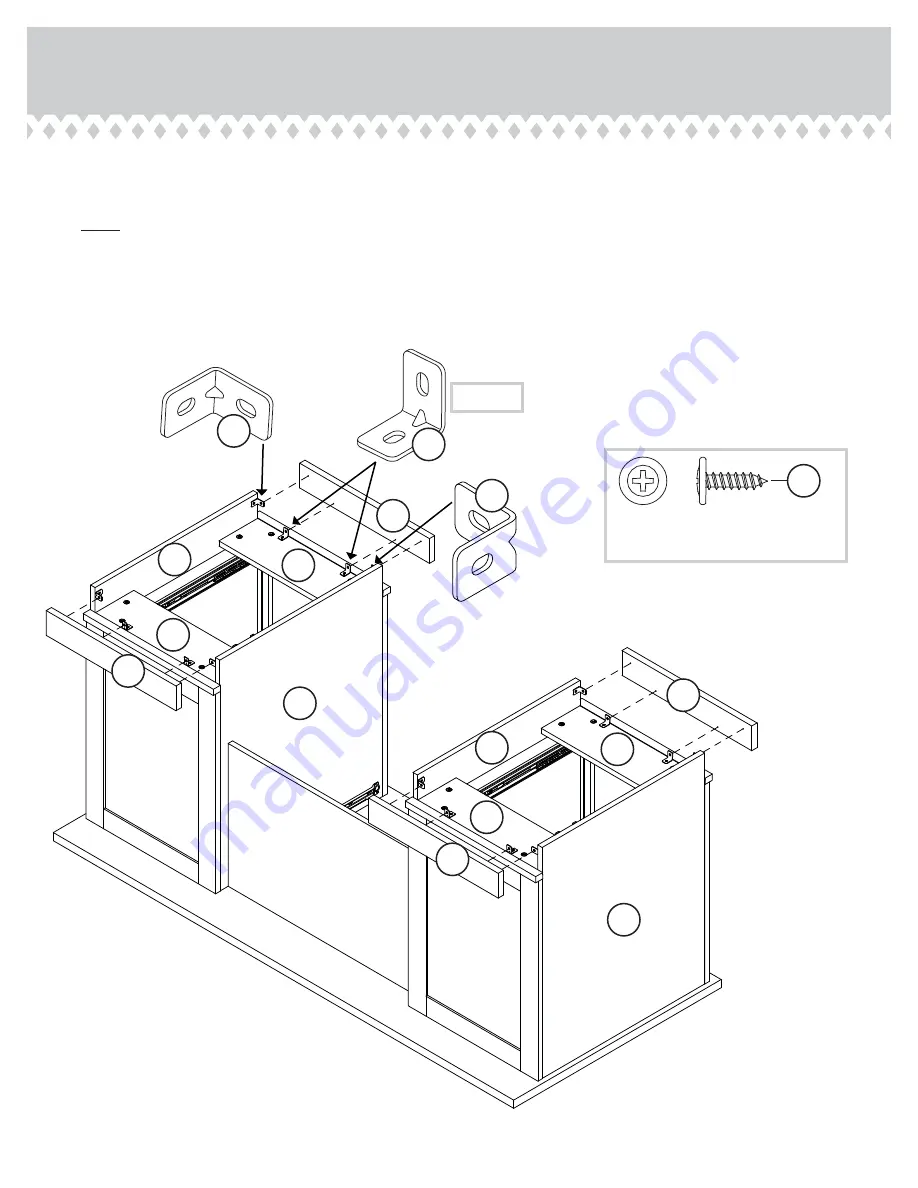 Sauder Executive Desk 408289 Скачать руководство пользователя страница 18