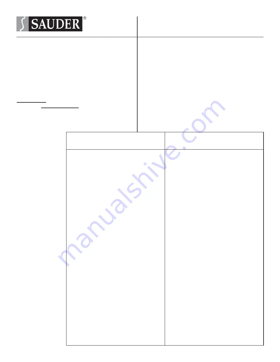 Sauder Harbor View 415002 Скачать руководство пользователя страница 11