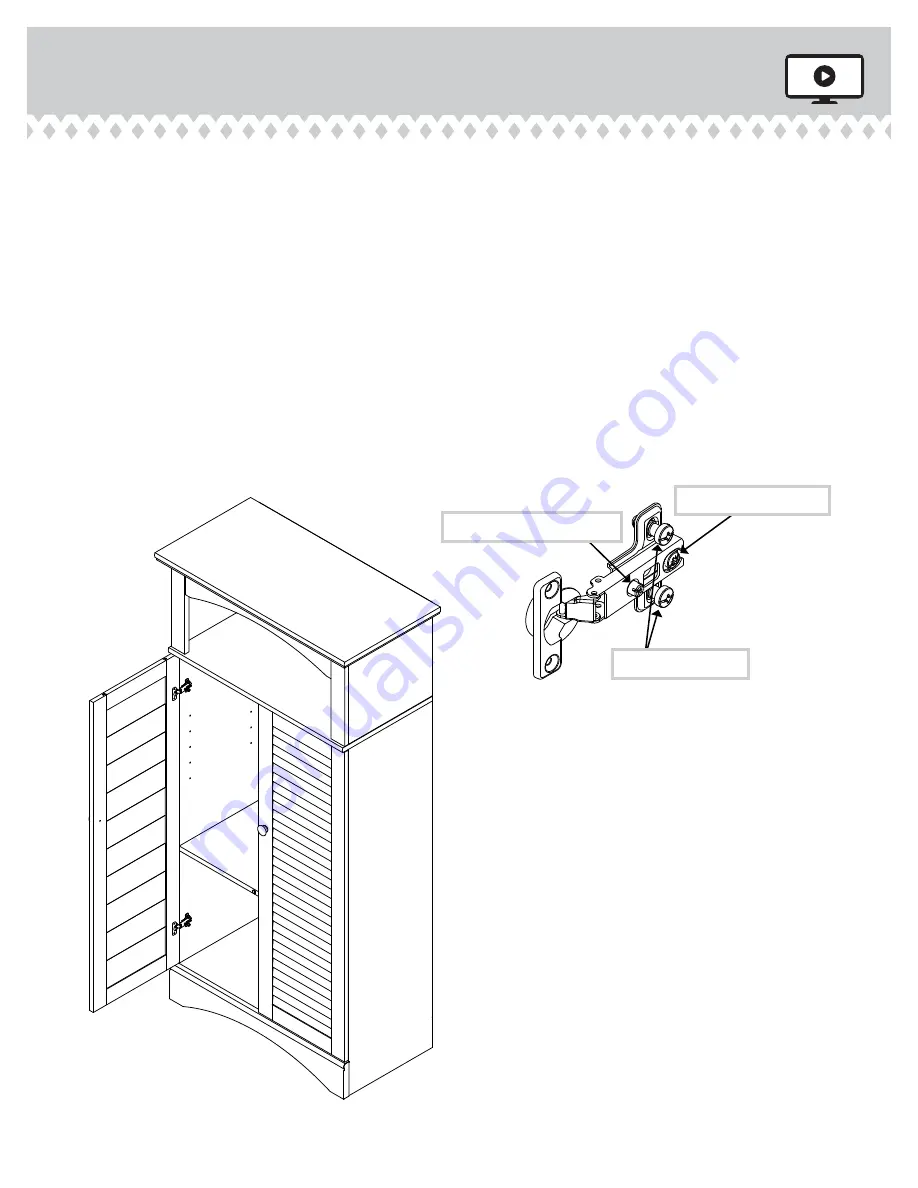 Sauder Harbor View 423661 Manual Download Page 19