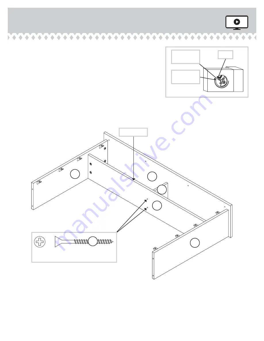 Sauder Harvest Mill 404961 Assembly Manual Download Page 11