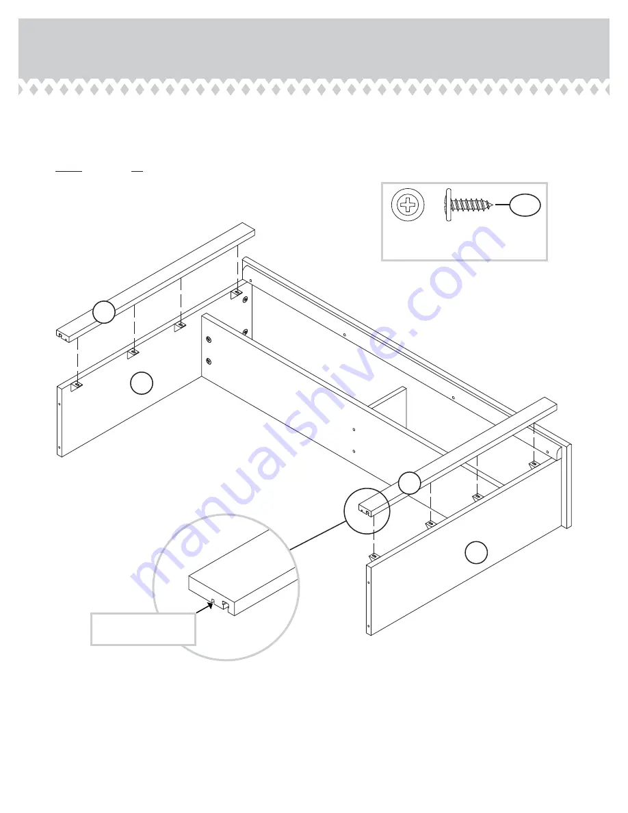 Sauder Harvest Mill 404961 Assembly Manual Download Page 13