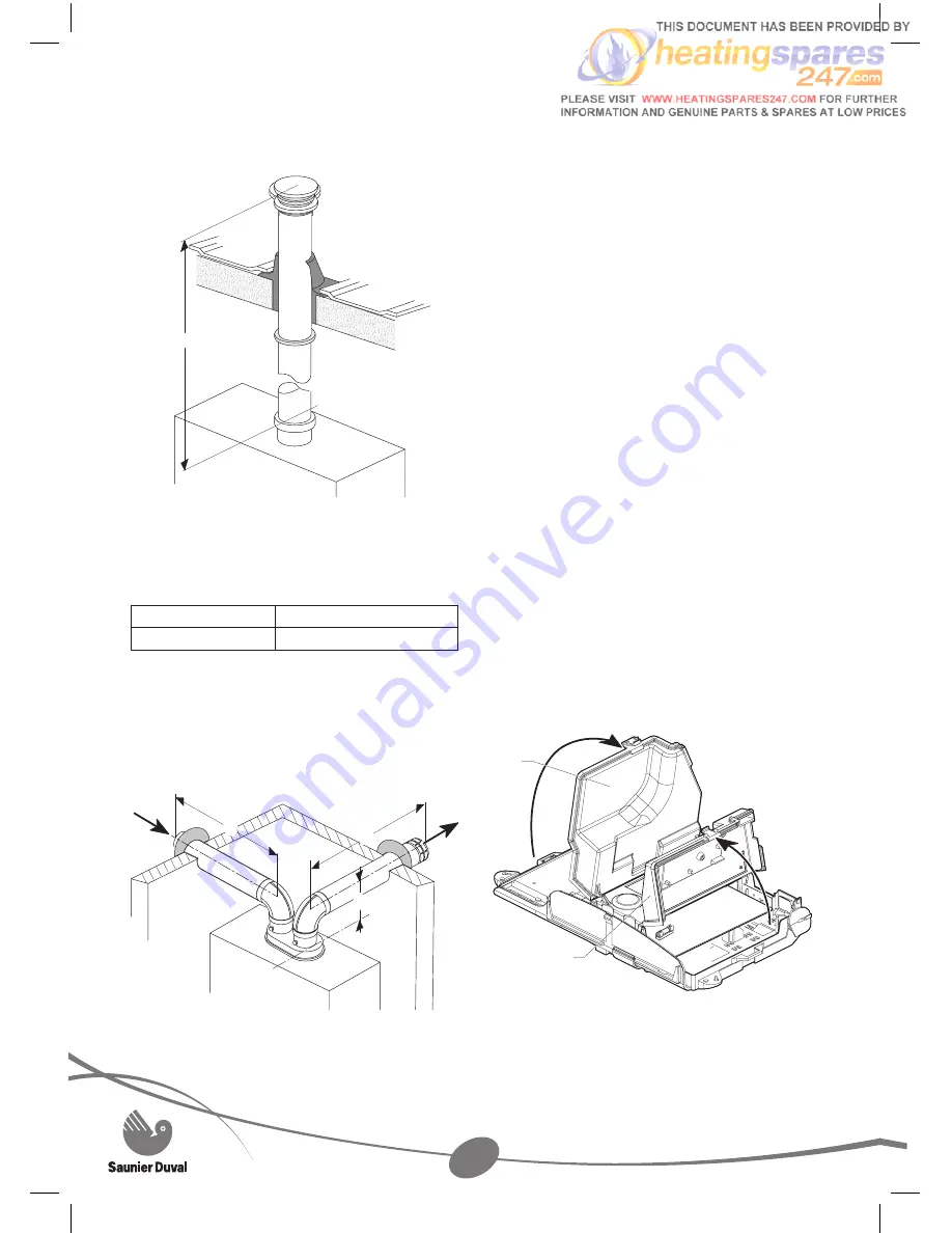 Saunier Duval ThemaPLUS CONDENS F 30 E Instructions For Use Installation And Servicing Download Page 25