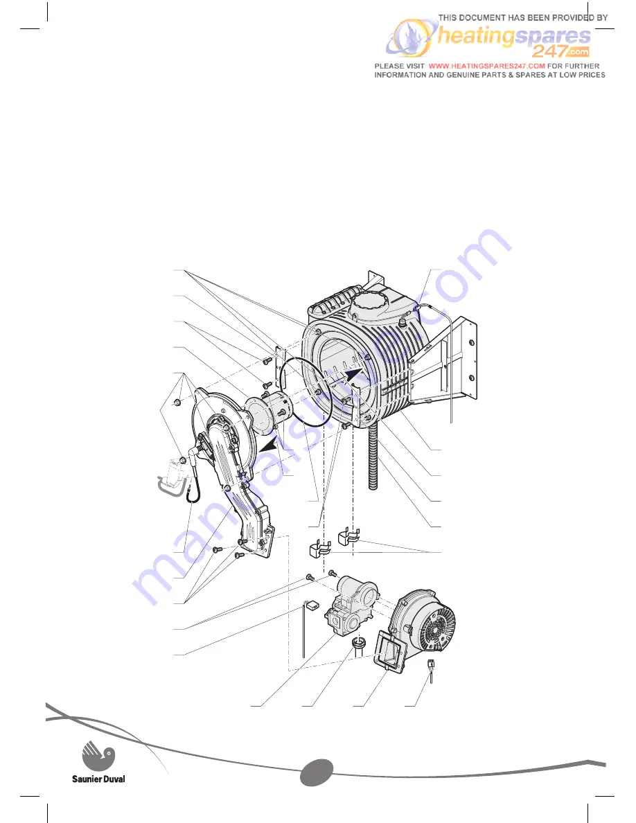 Saunier Duval ThemaPLUS CONDENS F 30 E Instructions For Use Installation And Servicing Download Page 45