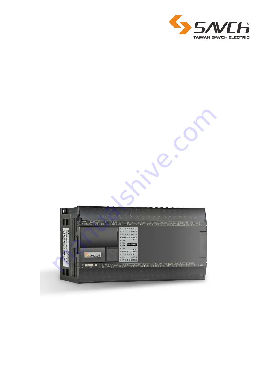 Savch H Series User Manual Download Page 1