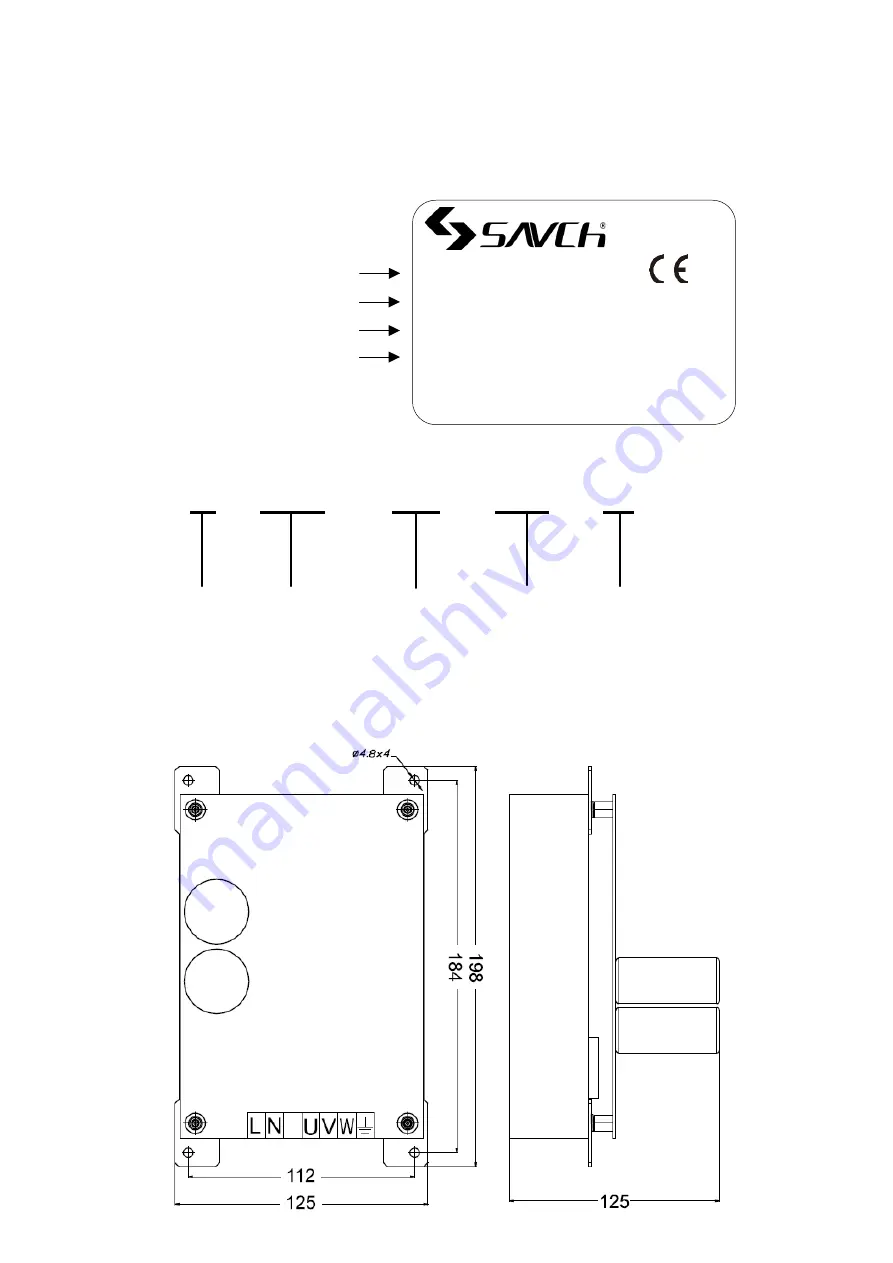 Savch S100 Series Скачать руководство пользователя страница 4