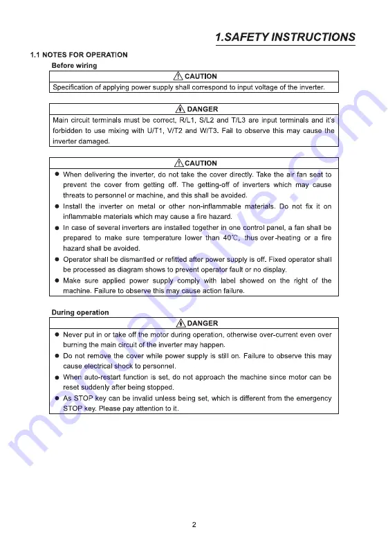 Savch S2800 Series User Manual Download Page 5