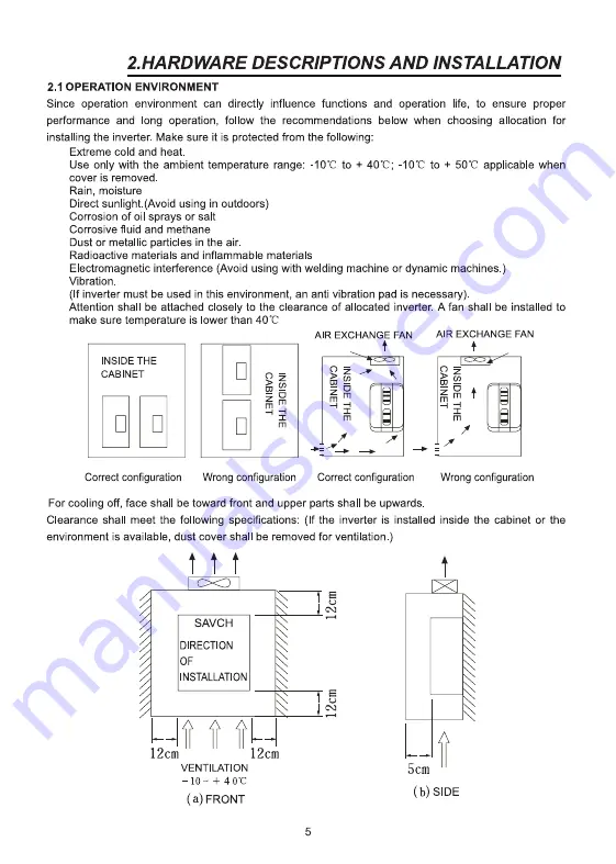 Savch S2800 Series User Manual Download Page 8