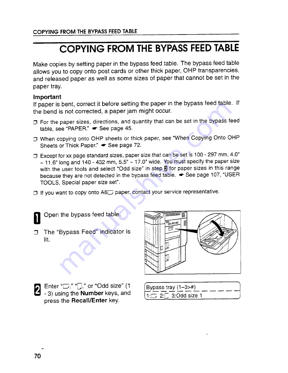 Savin SDC103 Operating Instructions Manual Download Page 48