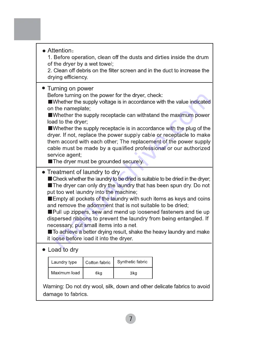 Scan Dry TRK909 Operation Manual Download Page 8