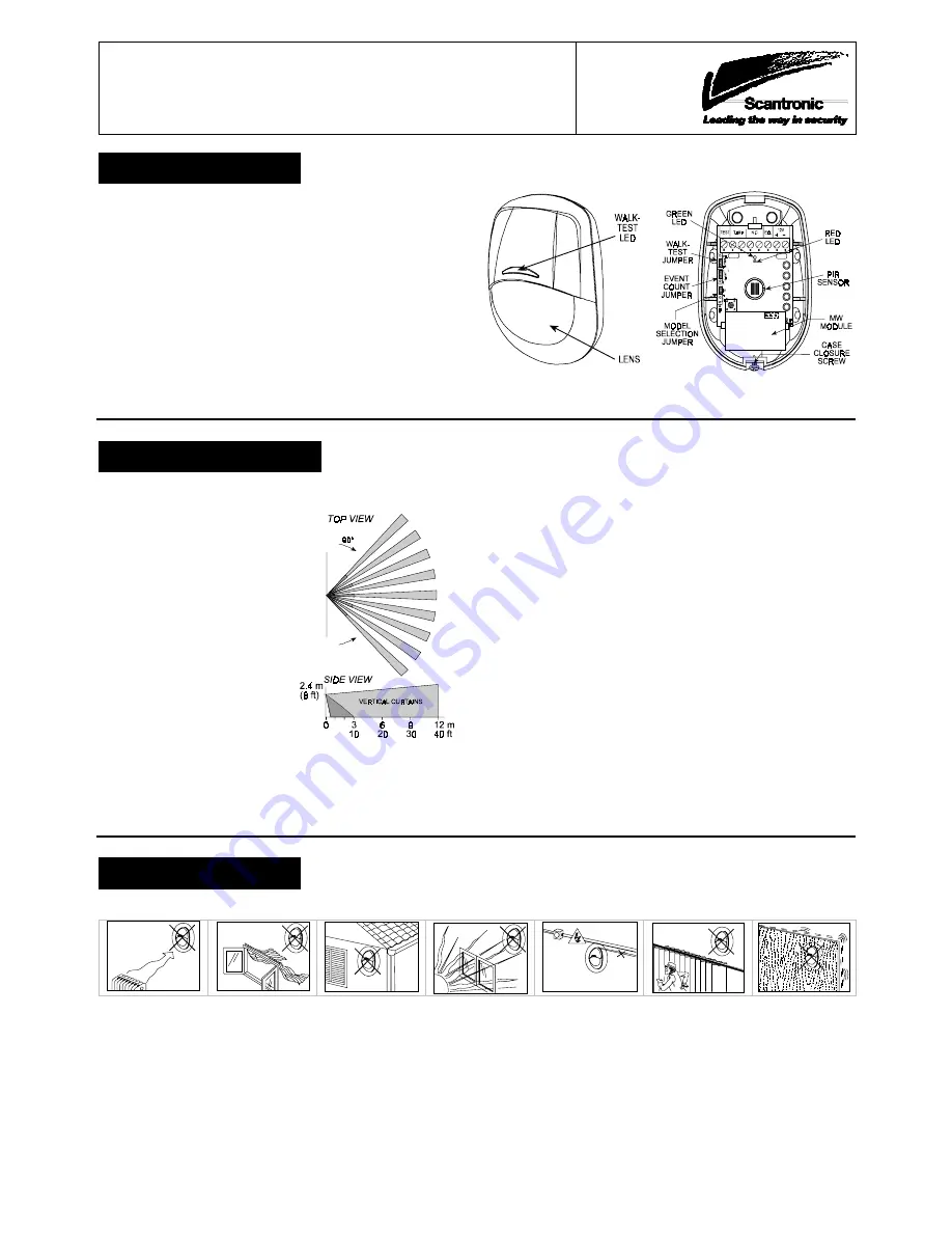 Scantronic 460 Installation Instructions Download Page 1