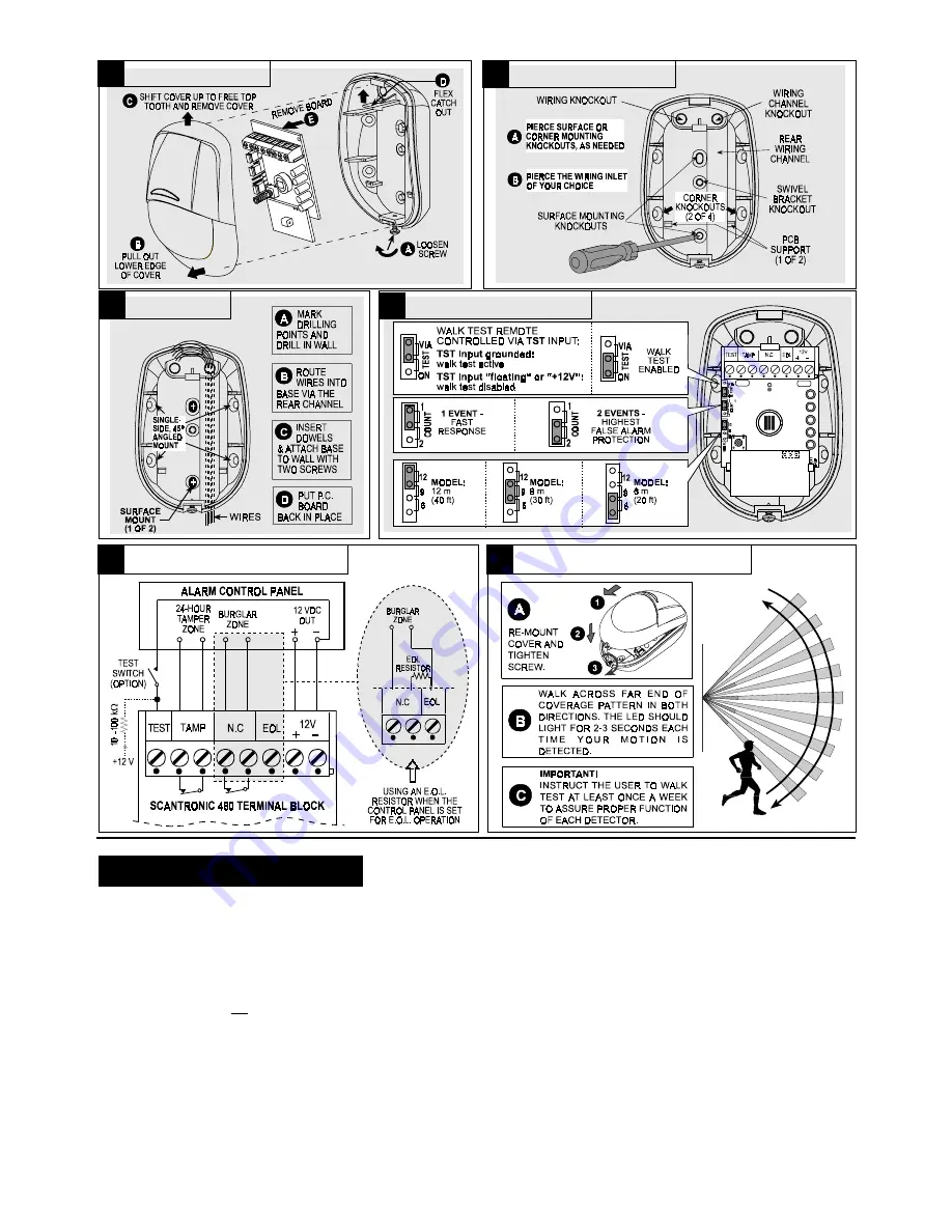 Scantronic 460 Installation Instructions Download Page 2