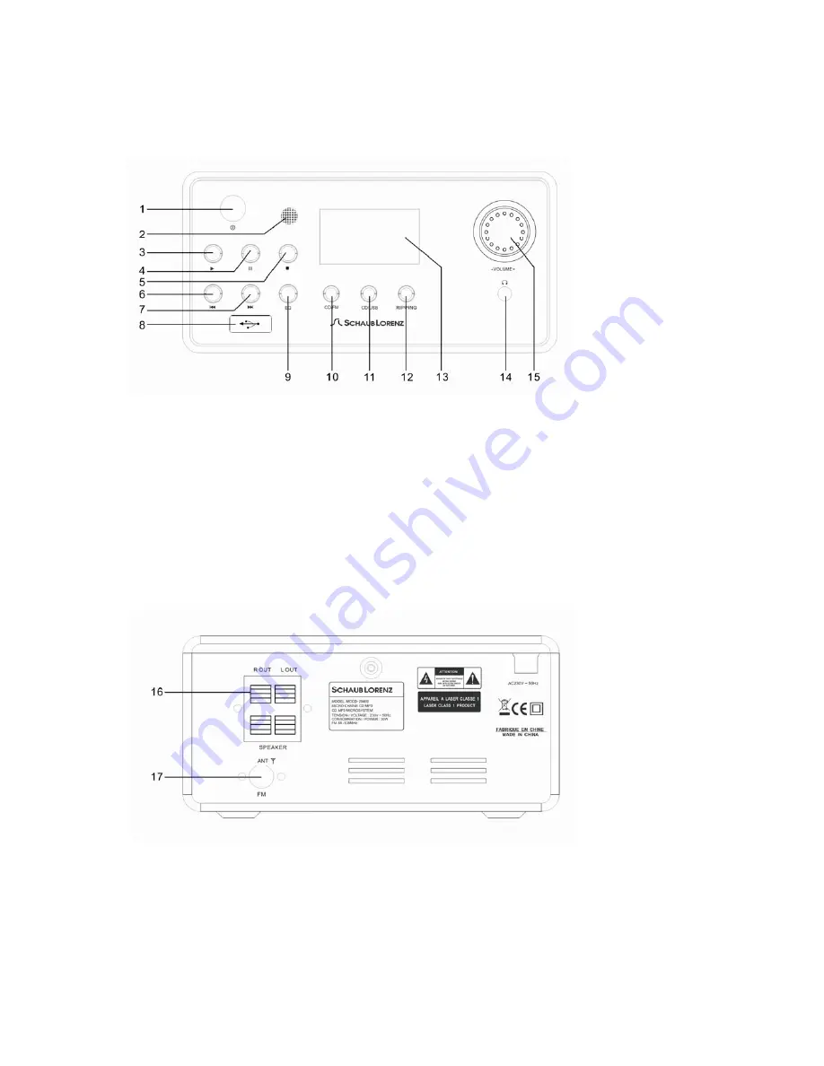 SchaubLorenz MCCD-29469 Скачать руководство пользователя страница 5