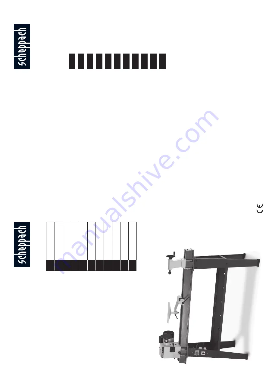 Scheppach 8001925 Original Instruction Manual Download Page 2