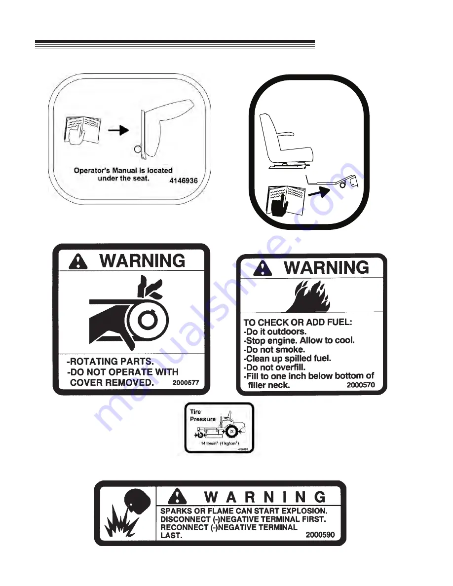 Schiller Grounds Care BOB-CAT 942311G Parts And Operator'S Manual Download Page 16