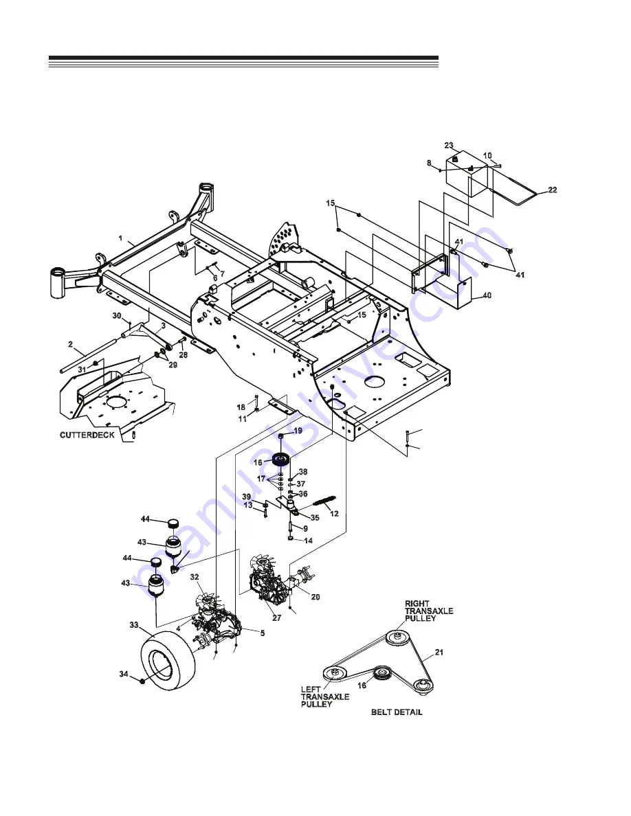 Schiller Grounds Care BOB-CAT 942311G Parts And Operator'S Manual Download Page 42